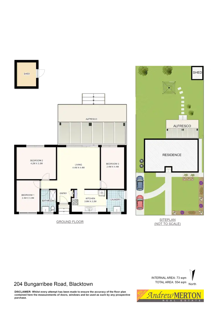Floorplan of Homely house listing, 204 Bungarribee Rd, Blacktown NSW 2148