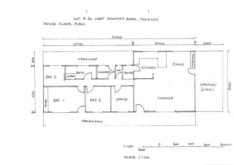 Floorplan of Homely house listing, 21 Small Street, Toodyay WA 6566
