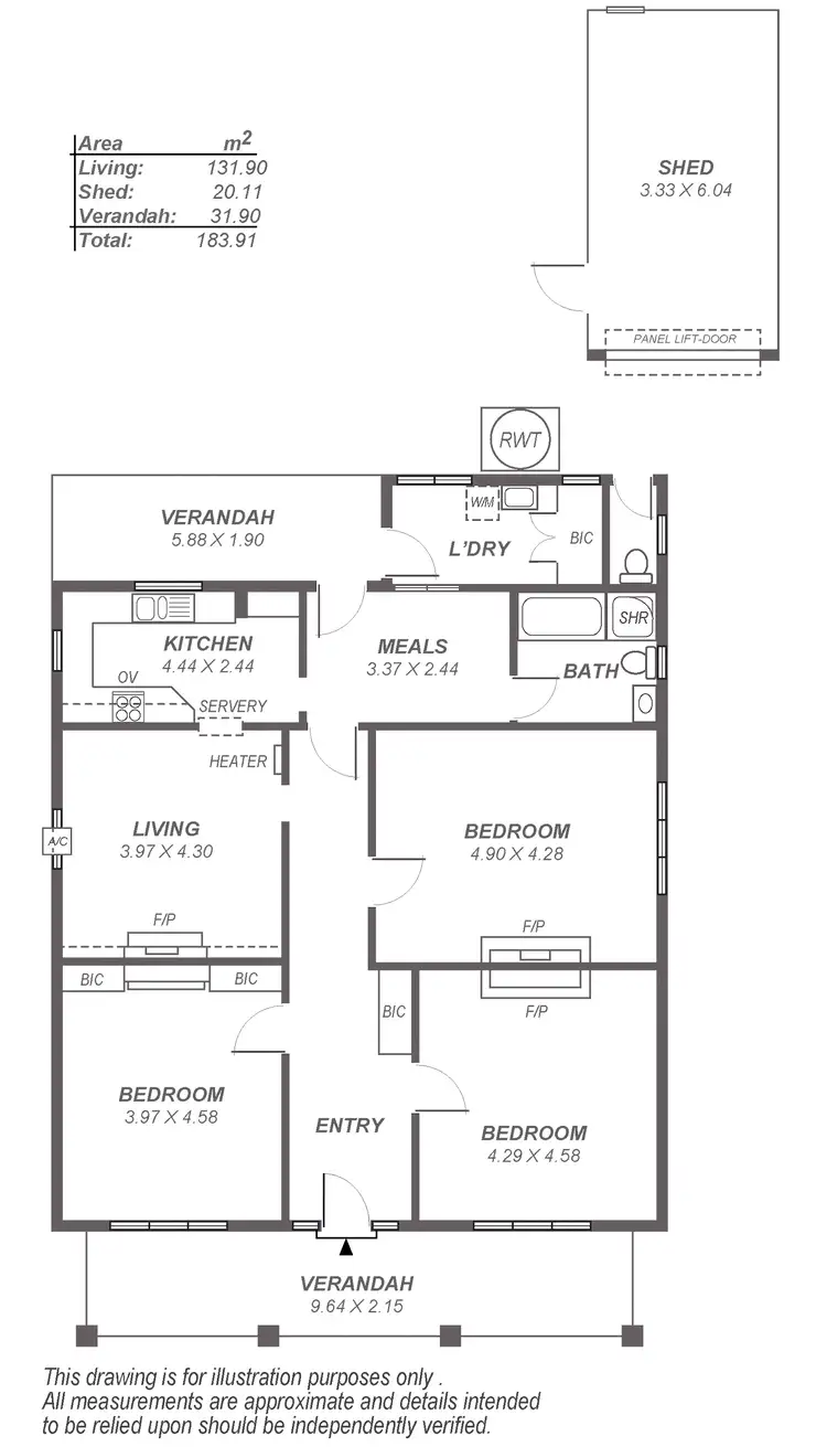 Floorplan of Homely house listing, 15 Collingrove Ave, Broadview SA 5083