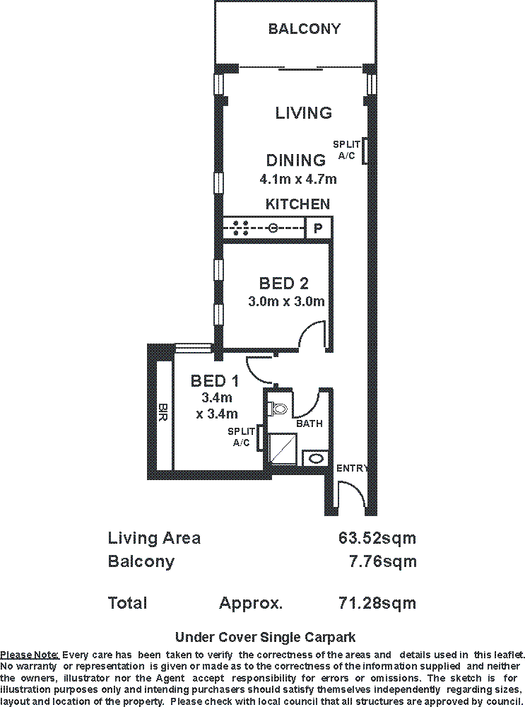 Floorplan of Homely apartment listing, 901/10 Balfours Way, Adelaide SA 5000