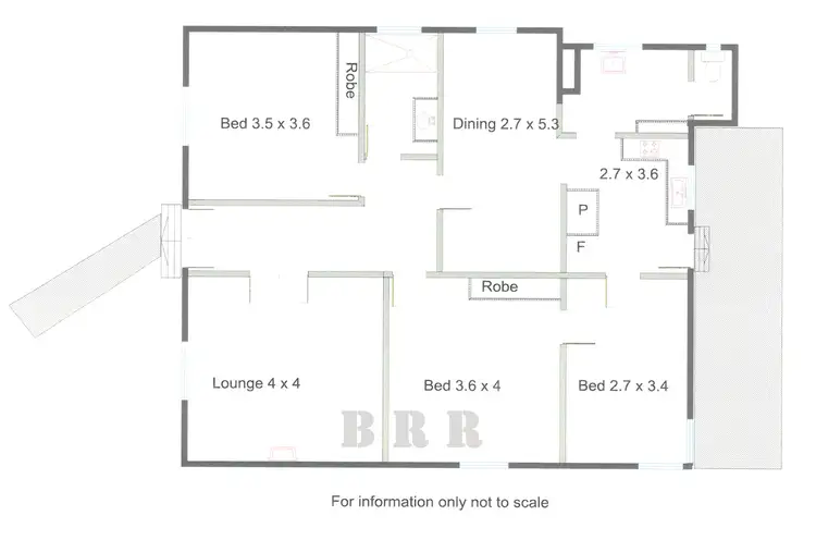Floorplan of Homely house listing, 26 Wedge St, Benalla VIC 3672