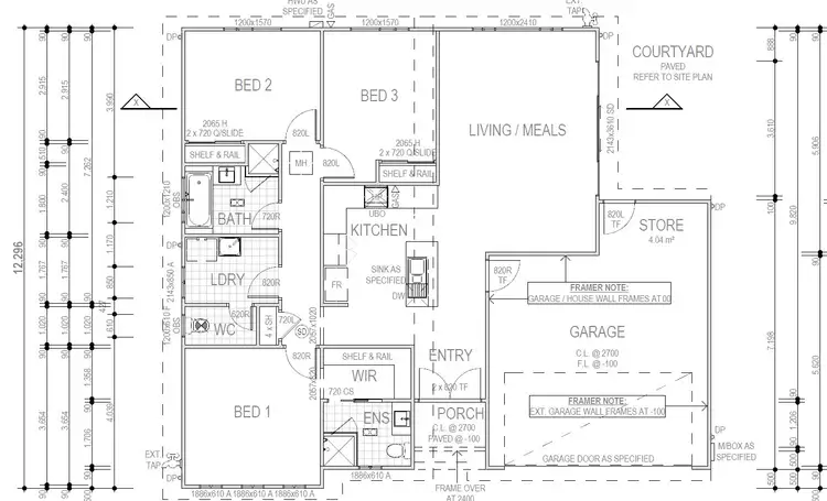 Floorplan of Homely unit listing, 6C Gibbs St, Carey Park WA 6230