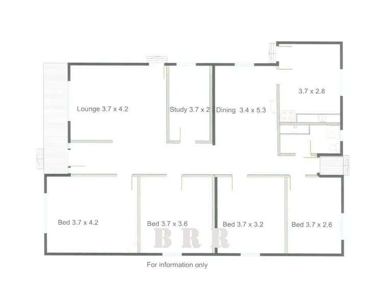 Floorplan of Homely house listing, 25 Church St, Benalla VIC 3672
