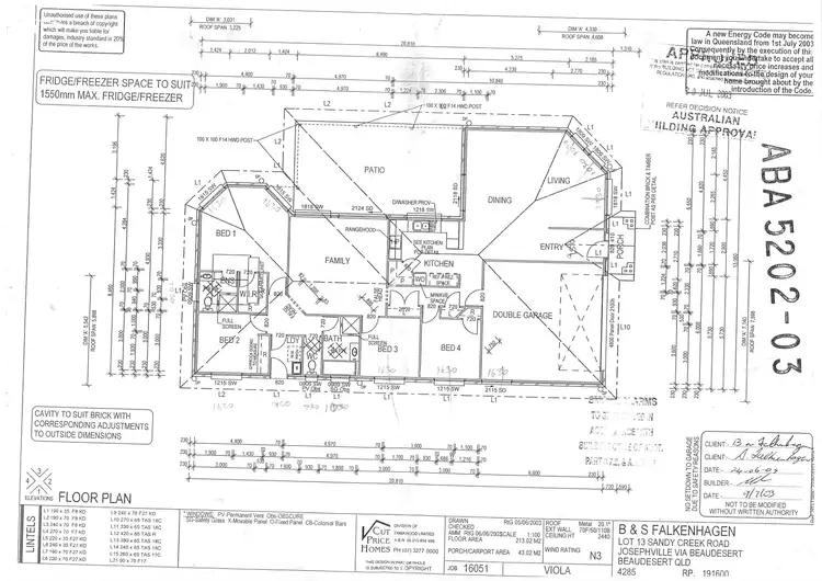 Floorplan of Homely rural property listing, 581 Sandy Creek Road, Josephville QLD 4285