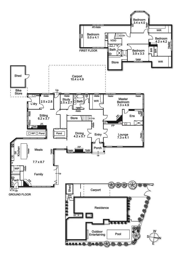 Floorplan of Homely house listing, 24 Wellington St, Brighton VIC 3186