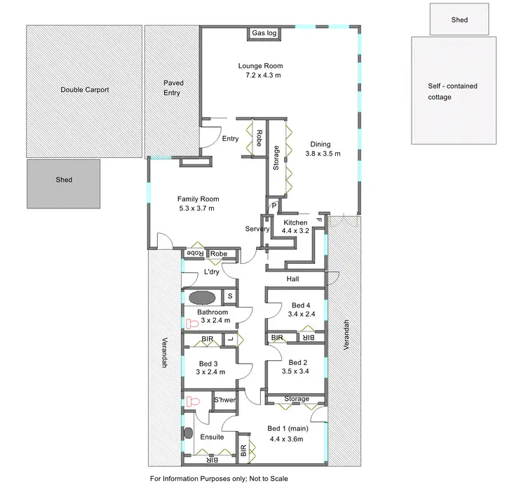 Floorplan of Homely house listing, 86 Arundel St, Benalla VIC 3672