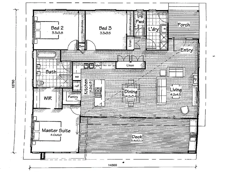 Floorplan of Homely rural property listing, 105 Messmate Road, Neerdie QLD 4570