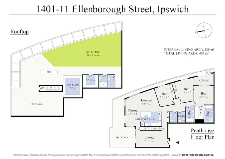 Floorplan of Homely apartment listing, 1401/11 Ellenborough St, Woodend QLD 4305