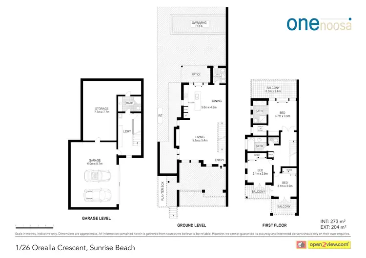 Floorplan of Homely unit listing, 1/26 Orealla Cres, Sunrise Beach QLD 4567