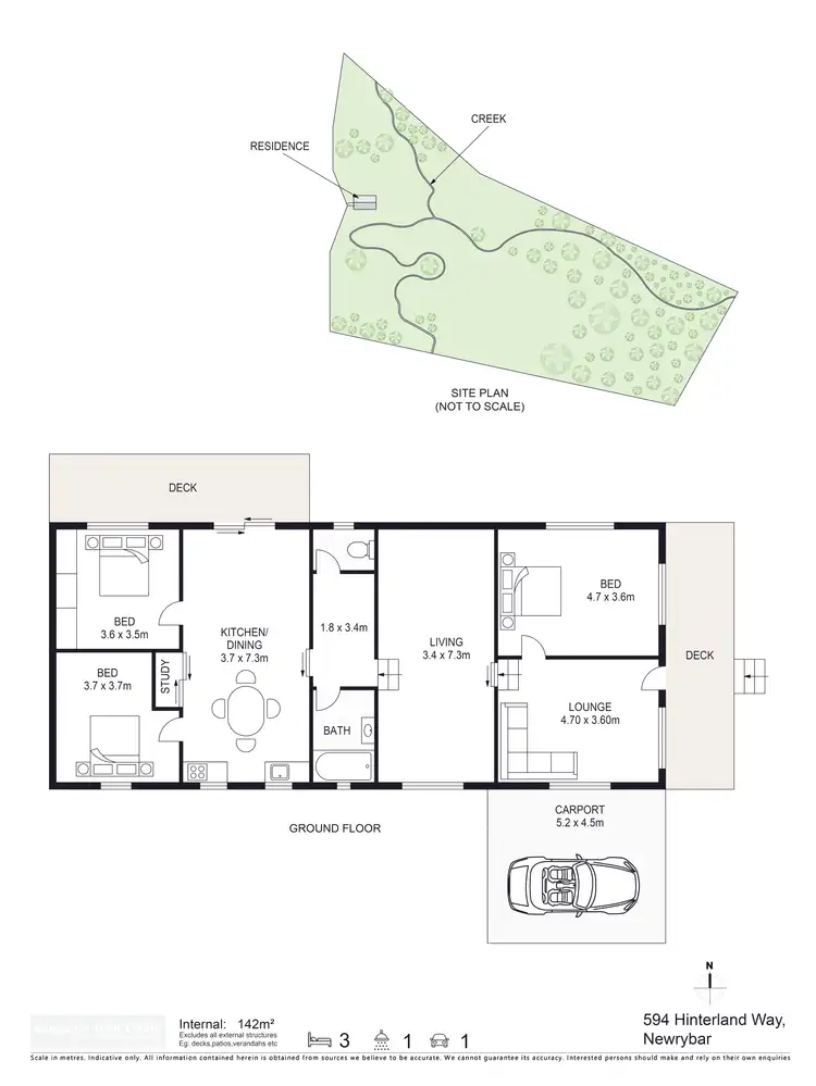 Floorplan of Homely rural property listing, 594 Hinterland Way, Newrybar NSW 2479