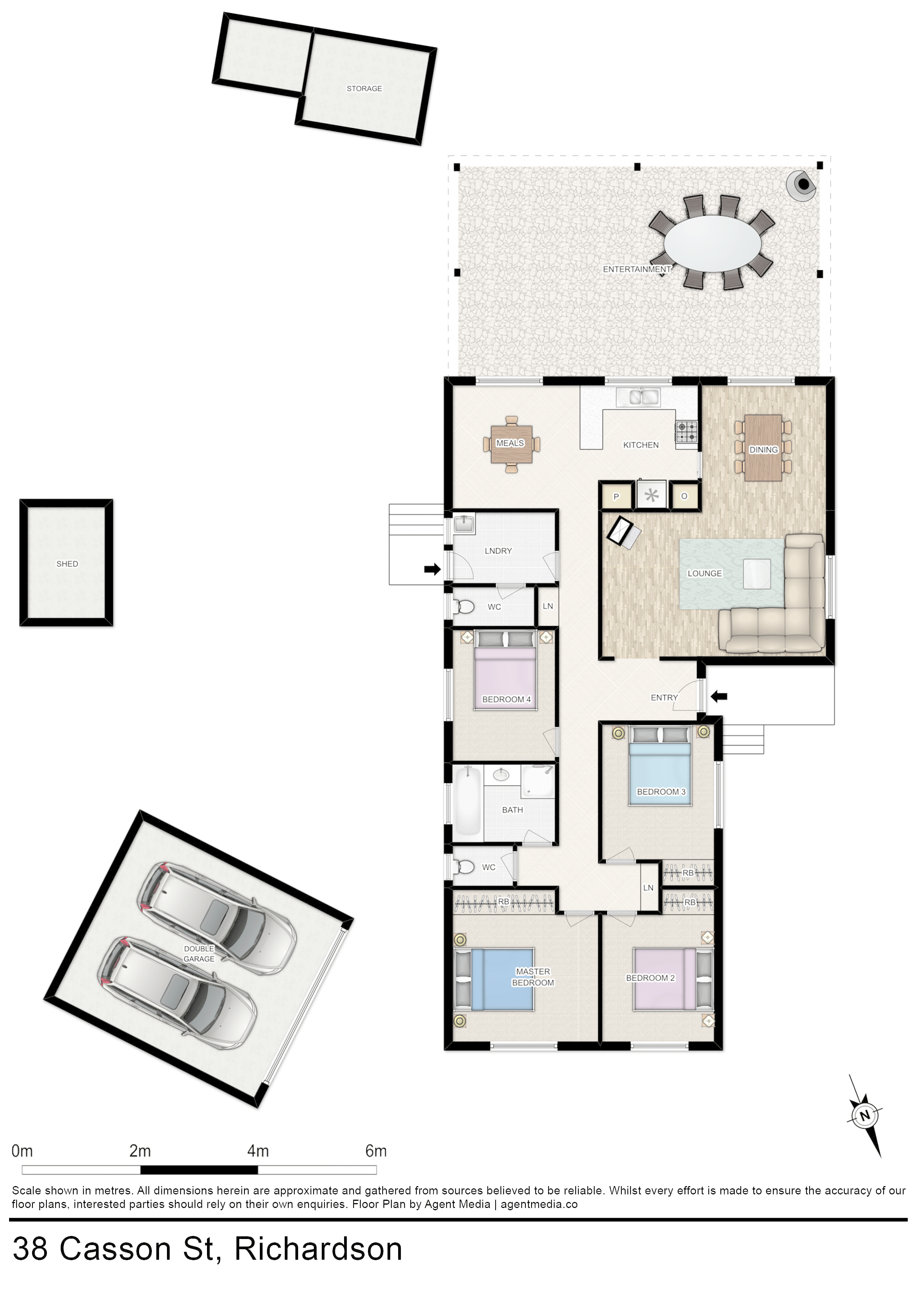 Floorplan of Homely house listing, 38 Casson St, Richardson ACT 2905