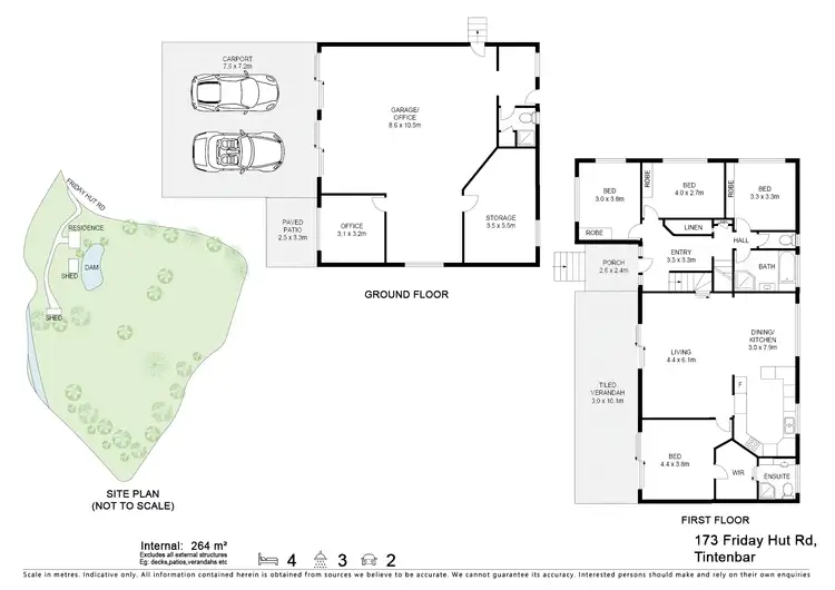Floorplan of Homely house listing, 137 Friday Hut Rd, Tintenbar NSW 2478