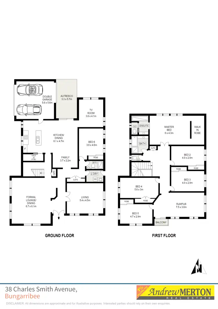 Floorplan of Homely house listing, 38 Charles Smith Ave, Bungarribee NSW 2767