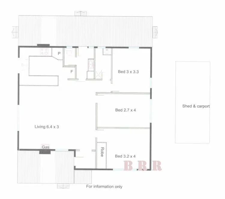 Floorplan of Homely house listing, 53 William St N, Benalla VIC 3672