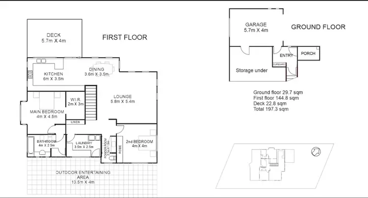 Floorplan of Homely house listing, 112 Corin St, West Launceston TAS 7250