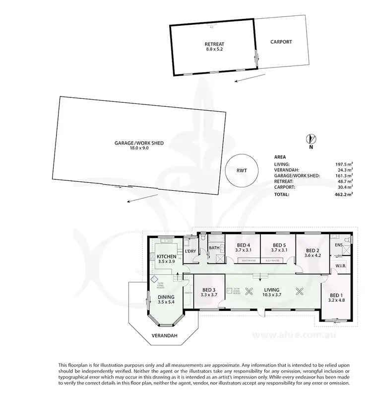 Floorplan of Homely house listing, 64 Tregarthen Rd, Summertown SA 5141