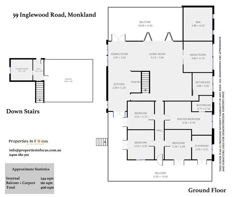 Floorplan of Homely house listing, 59 Inglewood Road, Monkland QLD 4570