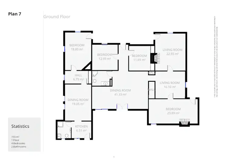 Floorplan of Homely house listing, 34 Riddoch St, Penola SA 5277