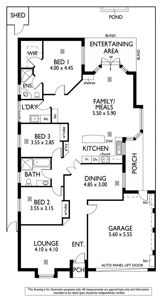 Floorplan of Homely house listing, 22 Parkin Ct, Plympton SA 5038