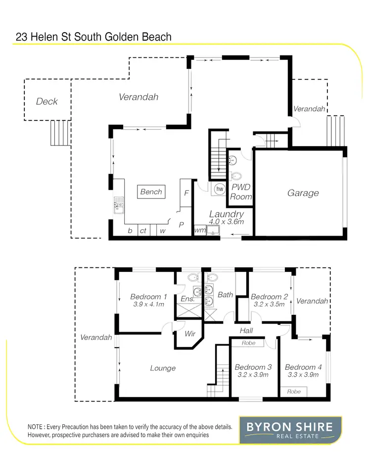 Floorplan of Homely house listing, 23 Helen St, South Golden Beach NSW 2483