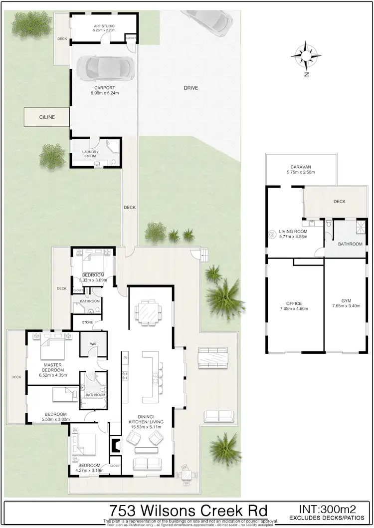 Floorplan of Homely house listing, 753 Wilsons Creek Rd, Wilsons Creek NSW 2482