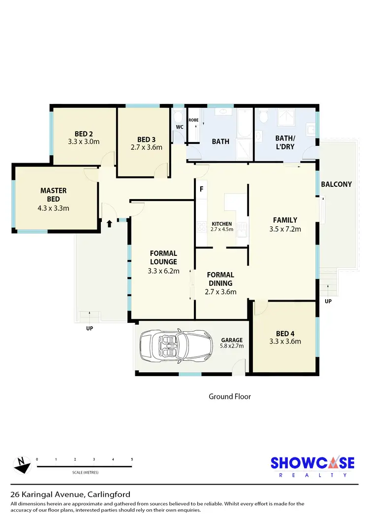 Floorplan of Homely house listing, 26 Karingal Ave, Carlingford NSW 2118