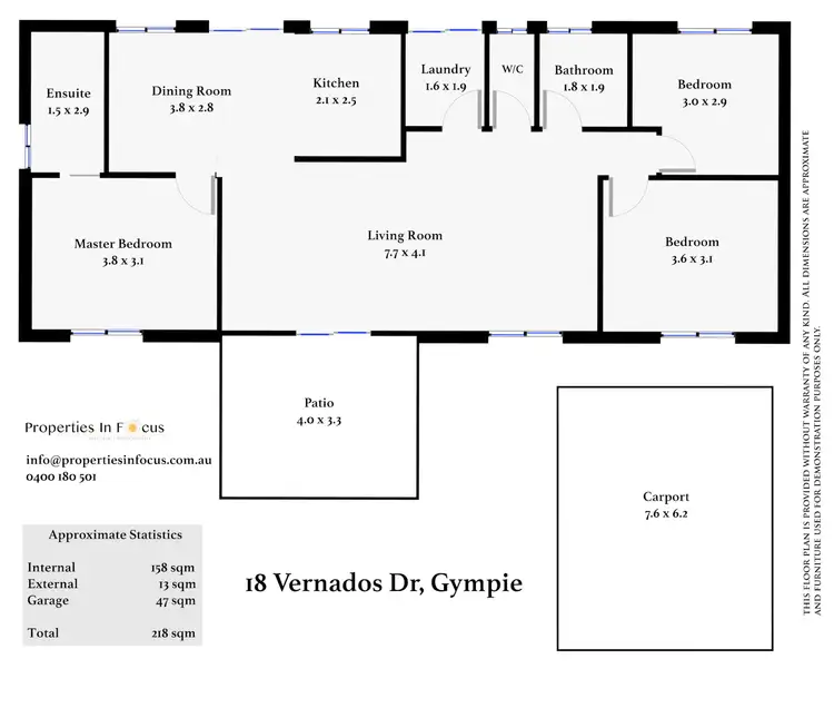 Floorplan of Homely house listing, 18 Venardos Drive, Gympie QLD 4570