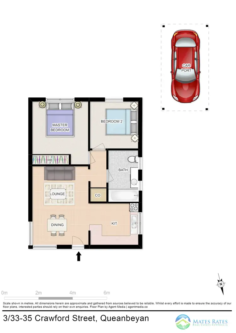 Floorplan of Homely apartment listing, 3/35 Crawford St, Queanbeyan NSW 2620