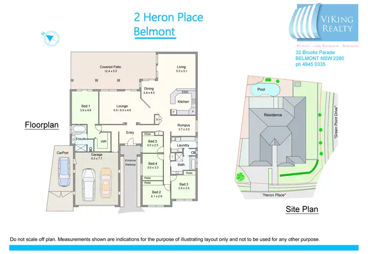 Floorplan of Homely house listing, 2 Heron Place, Belmont NSW 2280