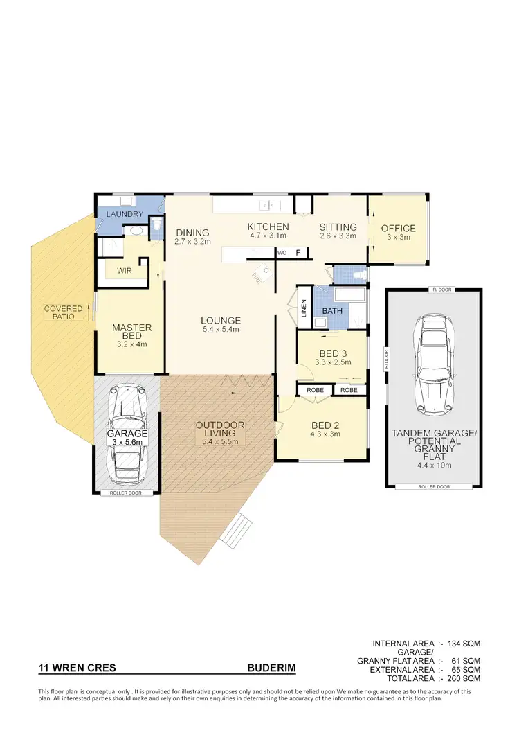 Floorplan of Homely house listing, 11 Wren Cres, Buderim QLD 4556