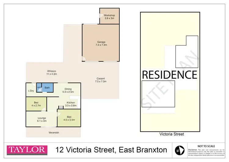 Floorplan of Homely house listing, 12 Victoria Street, East Branxton NSW 2335