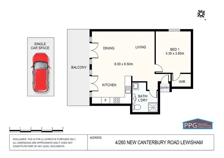 Floorplan of Homely apartment listing, 4/260 New Canterbury Rd, Lewisham NSW 2049