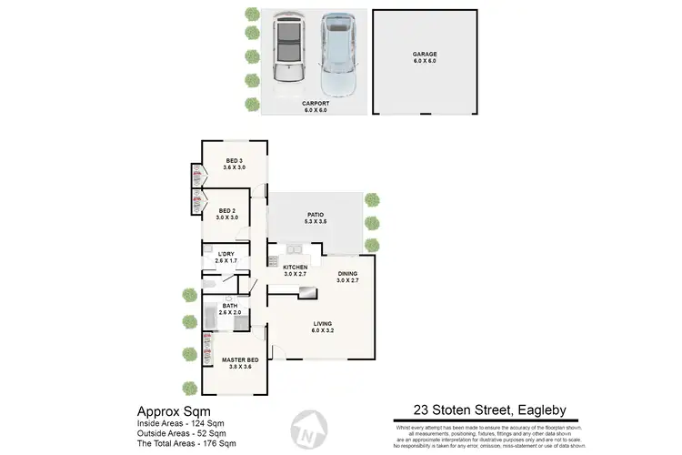 Floorplan of Homely house listing, 23 Stoten St, Eagleby QLD 4207