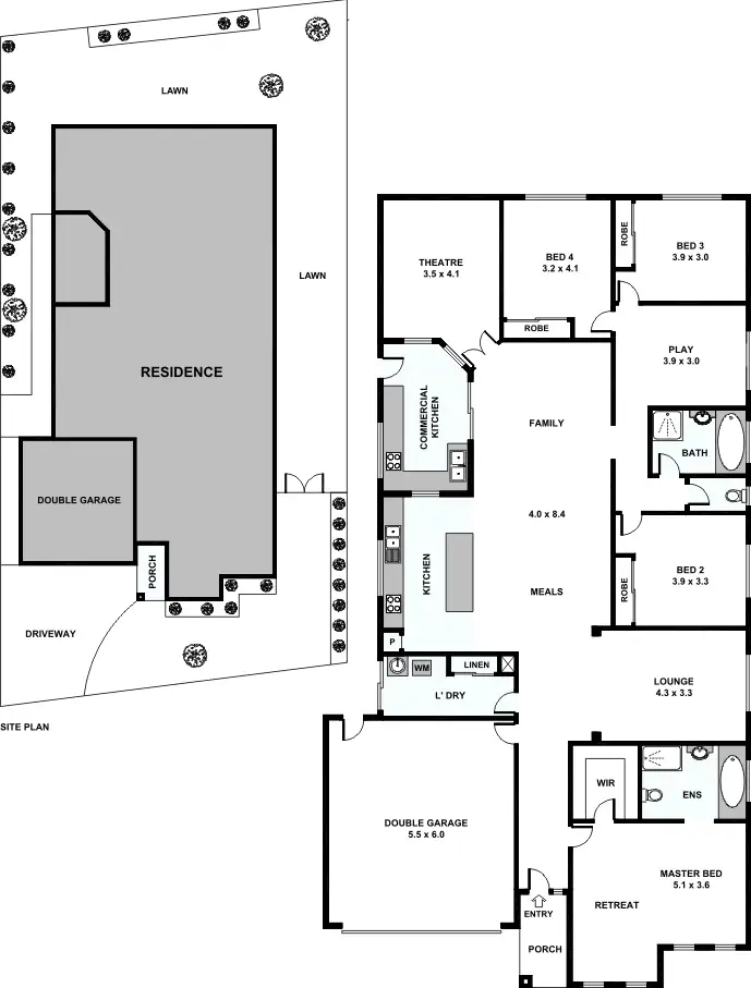 Floorplan of Homely house listing, 6 Kalorama Street, Greenvale VIC 3059