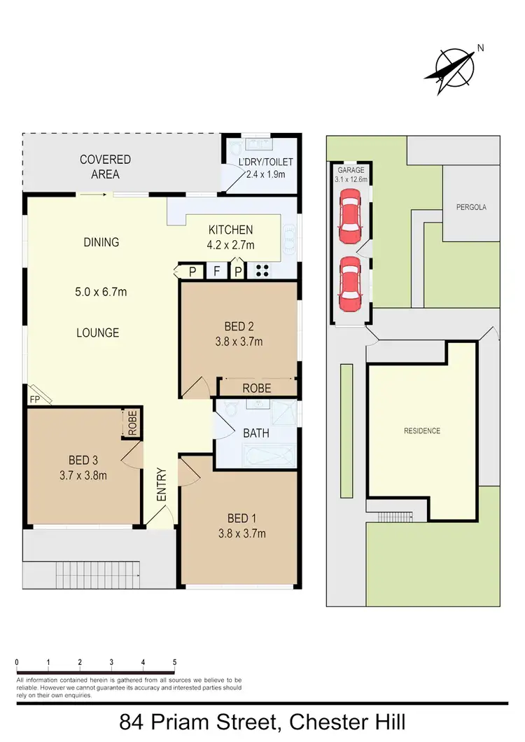 Floorplan of Homely house listing, 84 Priam St, Chester Hill NSW 2162