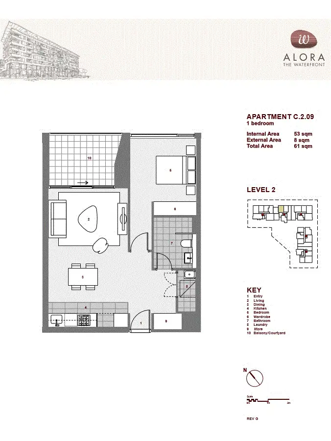 Floorplan of Homely apartment listing, 209/12 Nuvolari Place, Wentworth Point NSW 2127