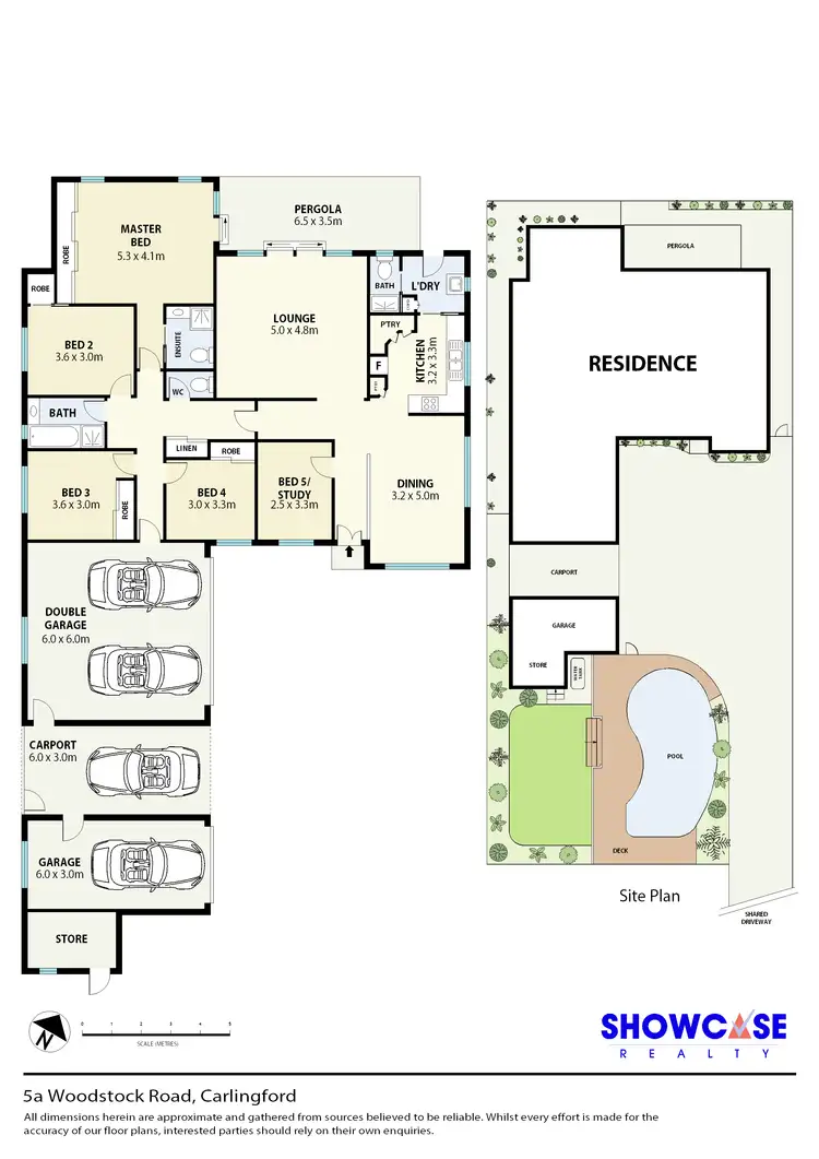 Floorplan of Homely house listing, 5A Woodstock Rd, Carlingford NSW 2118