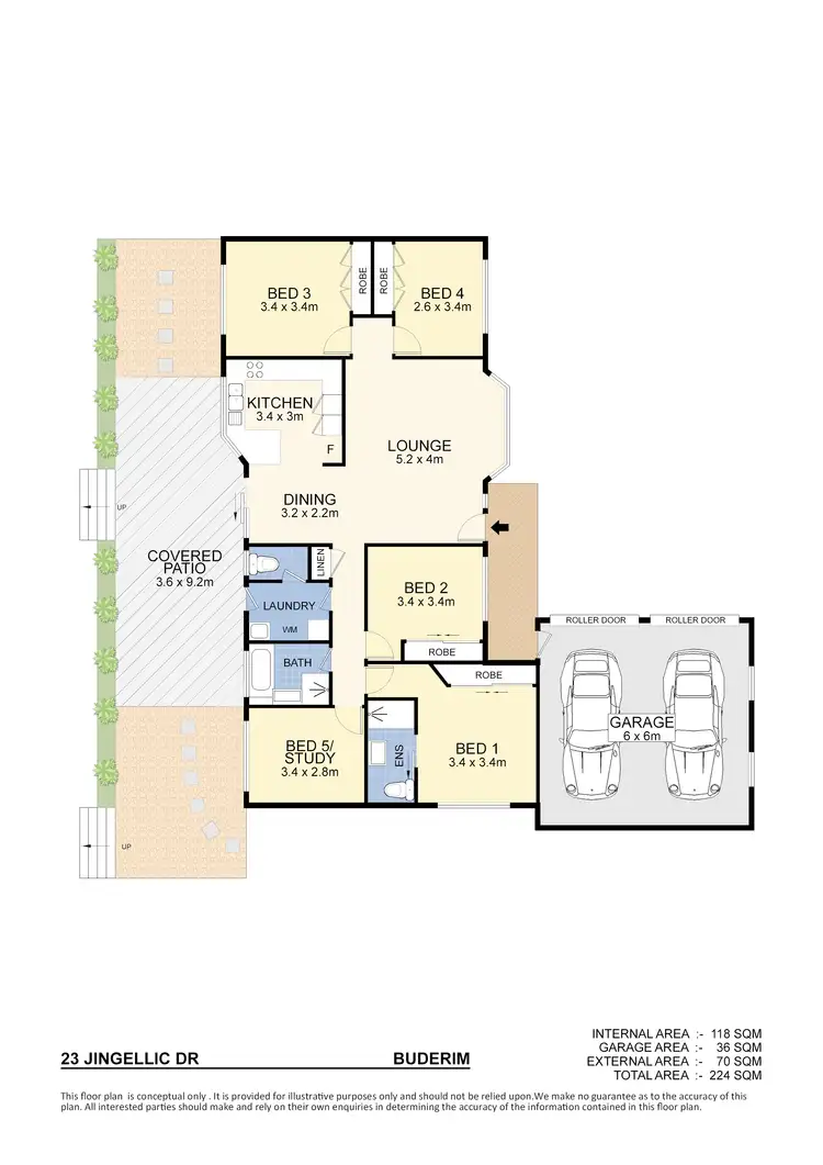 Floorplan of Homely house listing, 23 Jingellic Dr, Buderim QLD 4556