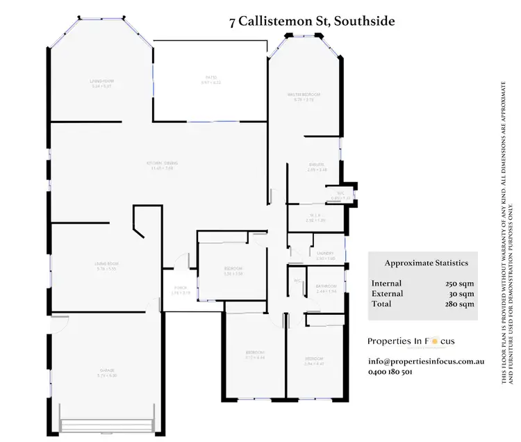 Floorplan of Homely house listing, 7 Callistemon Court, Southside QLD 4570
