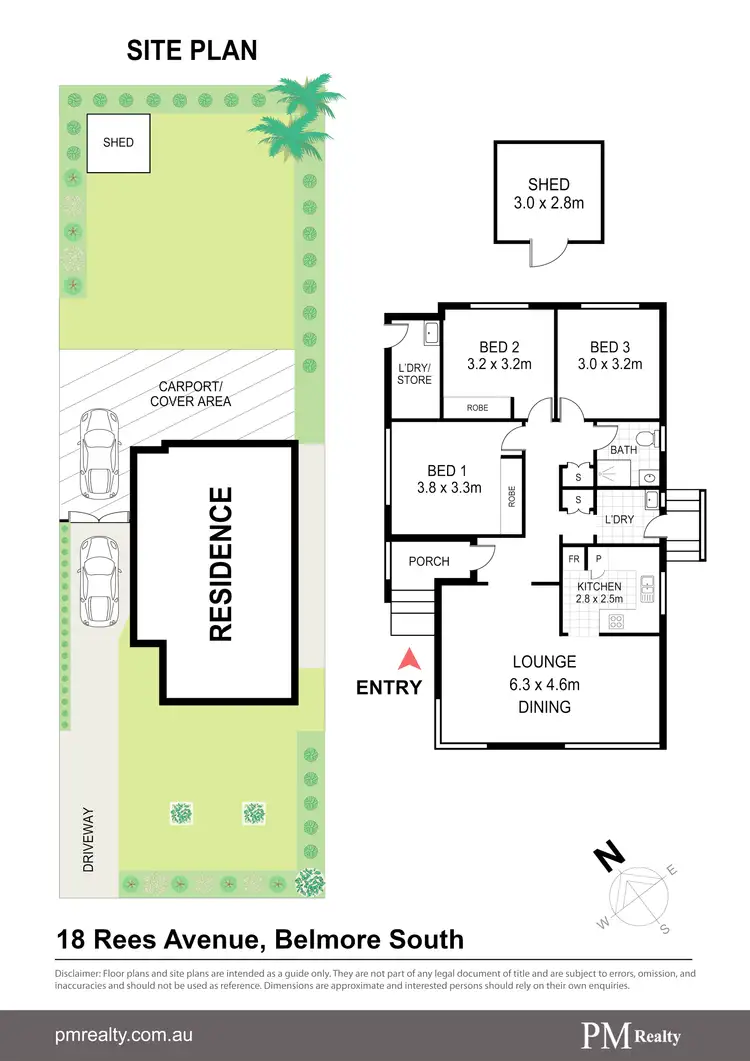 Floorplan of Homely house listing, 18 Rees Ave, Belmore NSW 2192