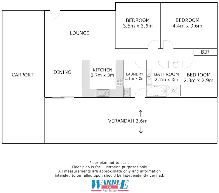 Floorplan of Homely house listing, 28 Cronin St, Jamestown SA 5491