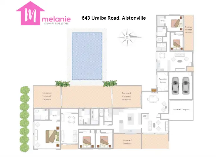 Floorplan of Homely house listing, 643 Uralba Road, Alstonville NSW 2477