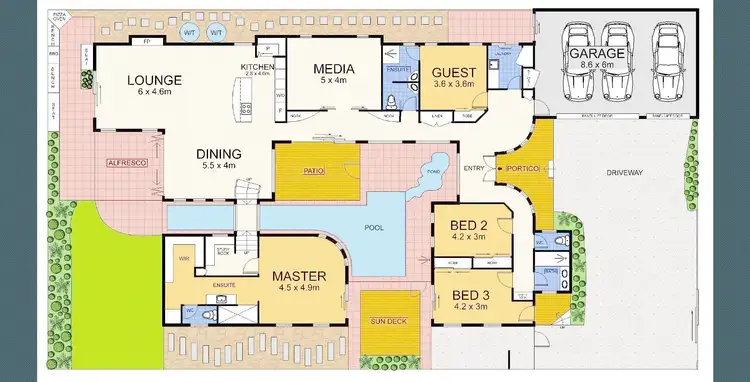Floorplan of Homely house listing, 36A Gloucester Rd, Buderim QLD 4556
