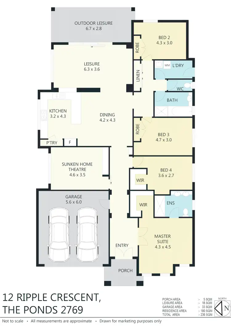Floorplan of Homely house listing, 12 Ripple Cres, The Ponds NSW 2769