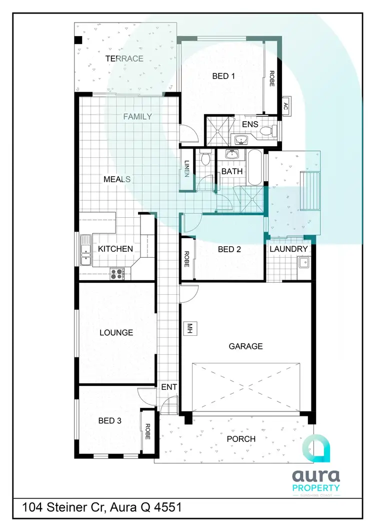 Floorplan of Homely house listing, 104 Steiner St, Caloundra West QLD 4551