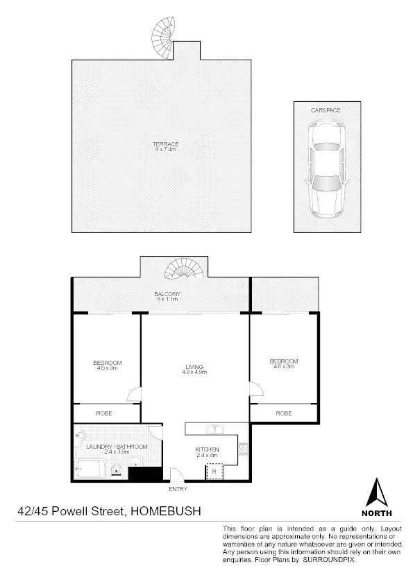 Floorplan of Homely apartment listing, Address available on request