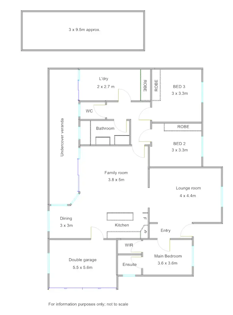 Floorplan of Homely house listing, 6 Moran St, Benalla VIC 3672