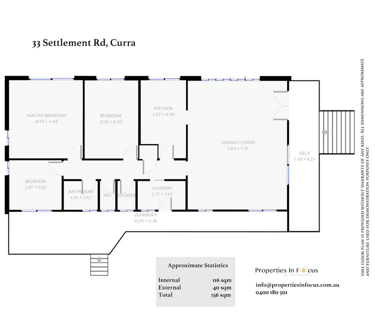 Floorplan of Homely rural property listing, 33 Settlement Rd, Curra QLD 4570