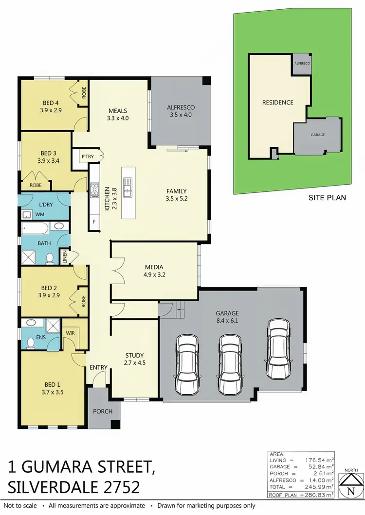 Floorplan of Homely house listing, 1 Gumara St, Silverdale NSW 2752