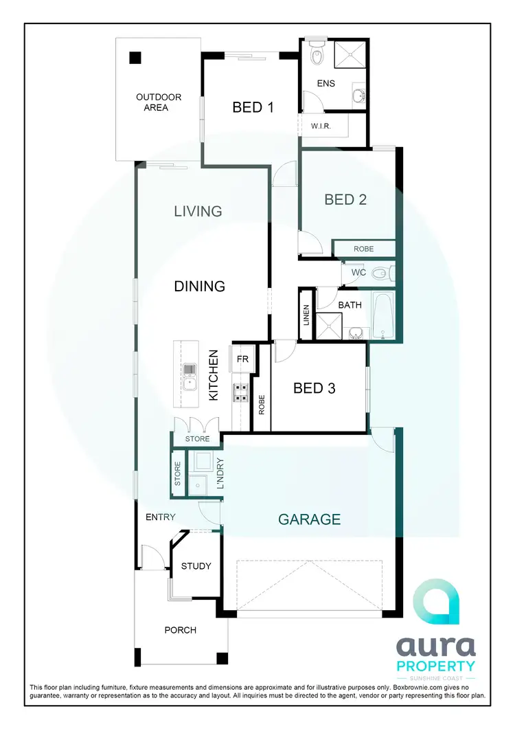 Floorplan of Homely house listing, 1051 Wishart Cr, Caloundra West QLD 4551